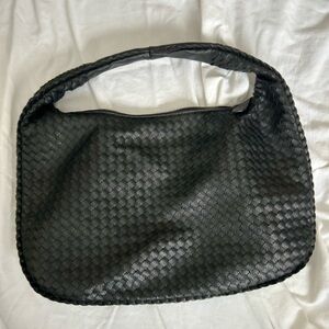 Women’s Faux Leather Woven Bag